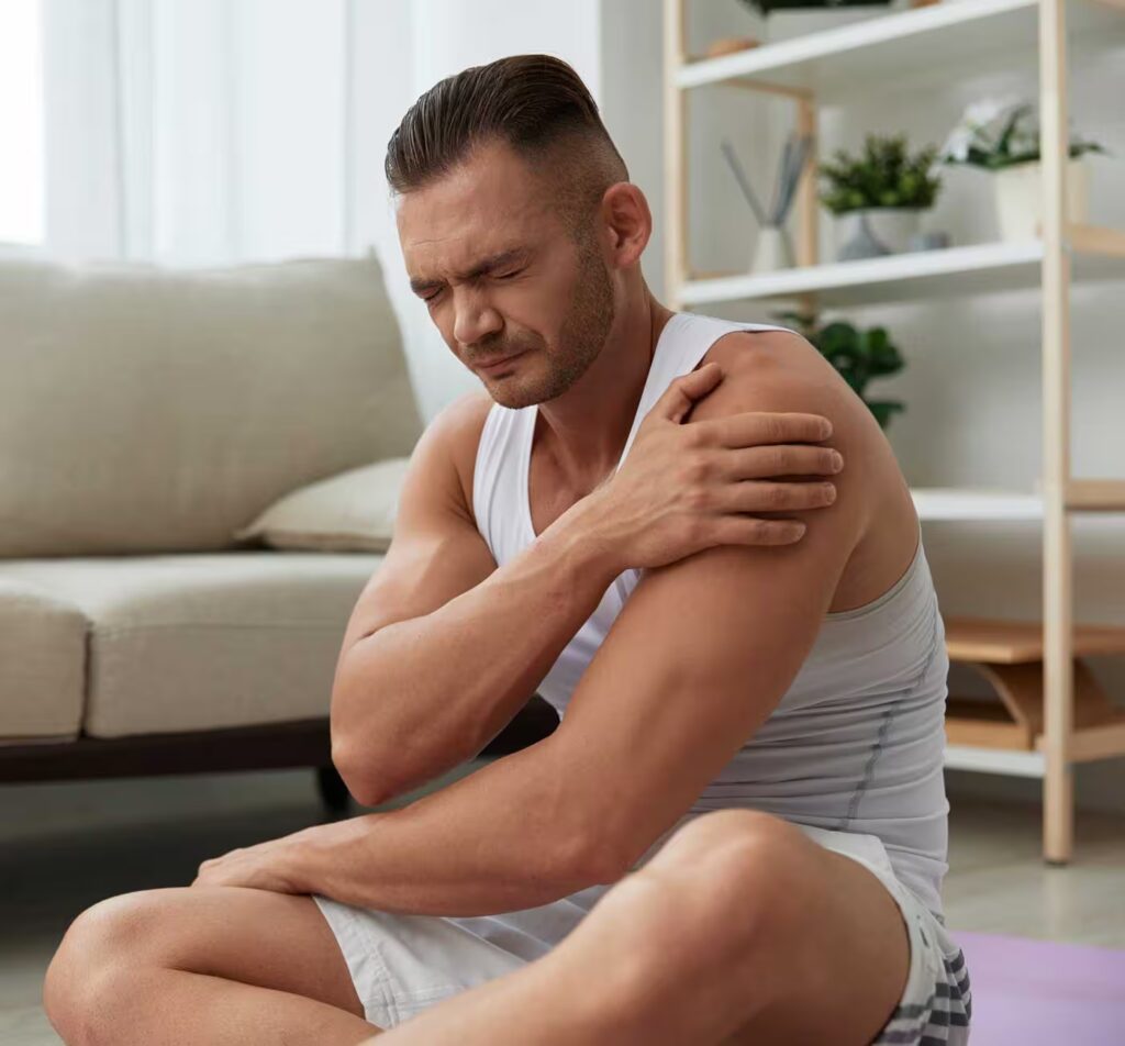 man sports injury during workout at home arm and l 2026 01 08 07 09 05 utc converted